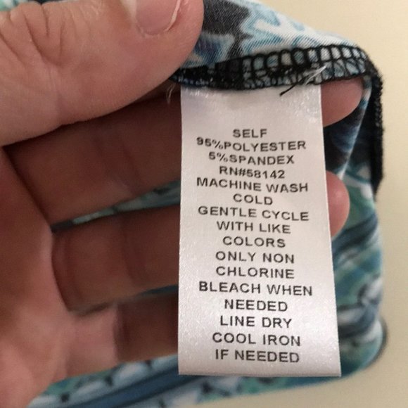 {London Times} Paisley Gathered Front Dress - Picture 6 of 6